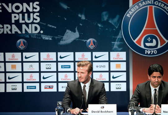 David Beckham, nueva ficha del PSG