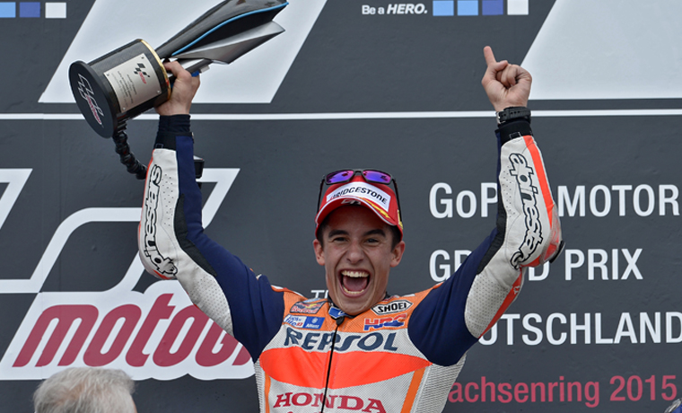 Márquez  acecha a Valentino