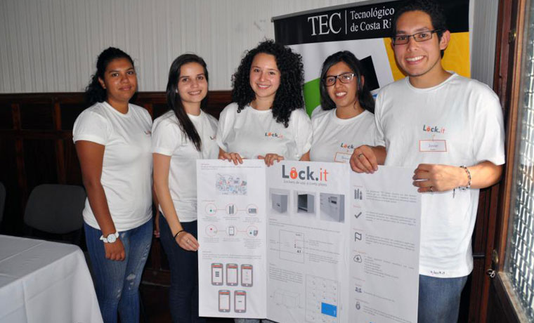 Proyecto de casilleros inteligentes gana Feria de Ideas de Negocios del TEC