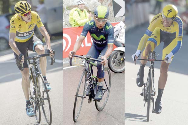 Los tres fantásticos del Tour