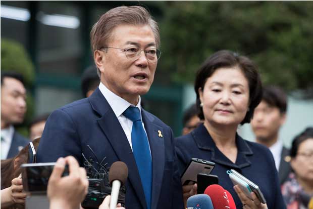 Moon se encamina a ganar la presidencia de Corea del Sur