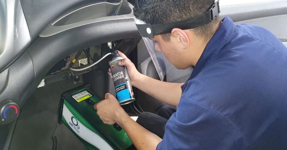 Sistema de ozono llega al país para desinfectar los vehículos del Covid-19
