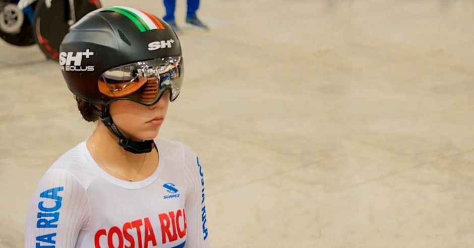 Tica Abigail Recio es número uno de América y dos del mundo en ciclismo de pista en Sub 23