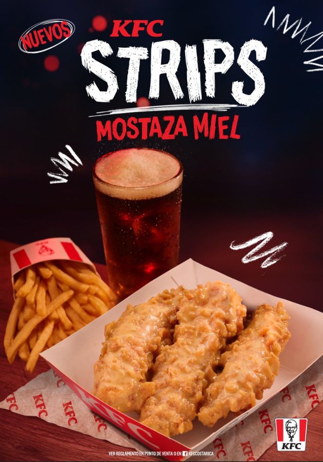 KFC innova con sus nuevos Strips Mostaza Miel - Periodico La República