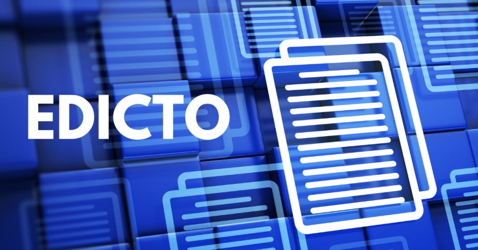 Edicto: SE LE COMUNICADO AL PUBLICO EN GENERAL
