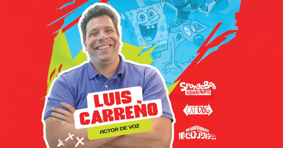 “Vamos a celebrar a los personajes que marcaron nuestra infancia”: Luis Carreño, voz de Bob Esponja