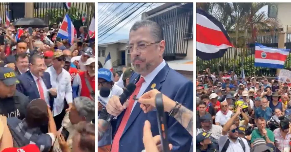 Rodrigo Chaves lidera “marcha histórica” para exigir salida de fiscal Carlo Díaz - Periodico La República