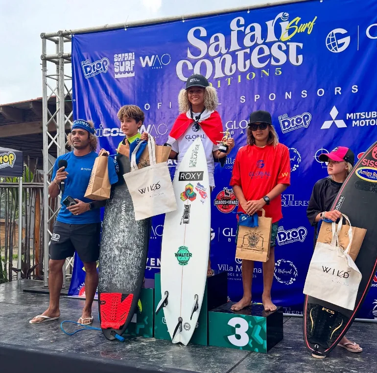 Mikela Castro brilla en Panamá y suma un nuevo primer lugar en surf