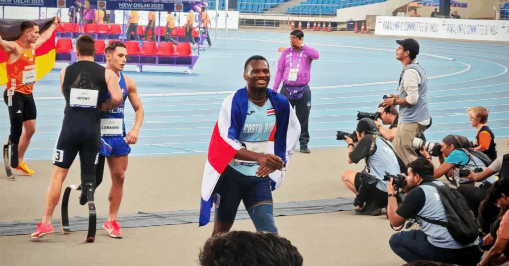 Sherman Guity conquista la medalla de plata en los 200 metros planos ...
