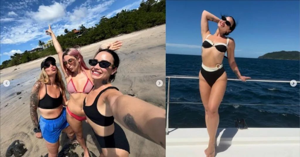 Demi Lovato compartió sus días en Costa Rica con sus 152 millones de seguidores
