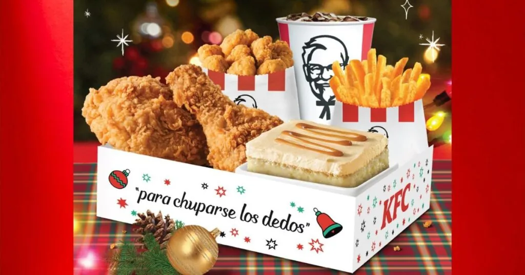 KFC lanza sus promociones navideñas para acompañar las celebraciones familiares