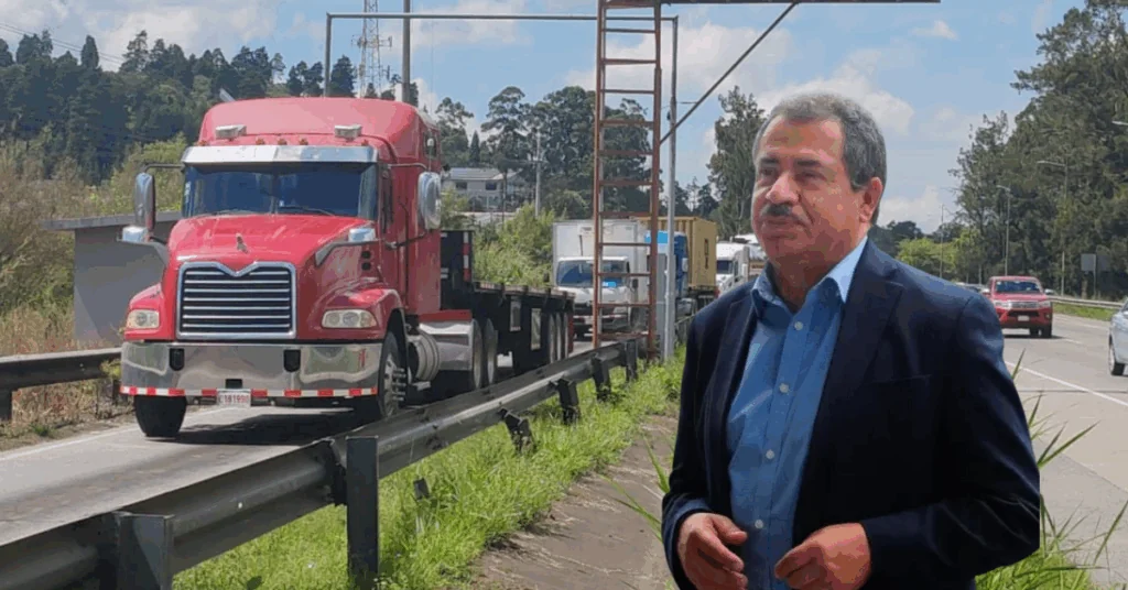 Cierre de ruta 32 genera caos vial en ingreso a Cartago, denuncia alcalde