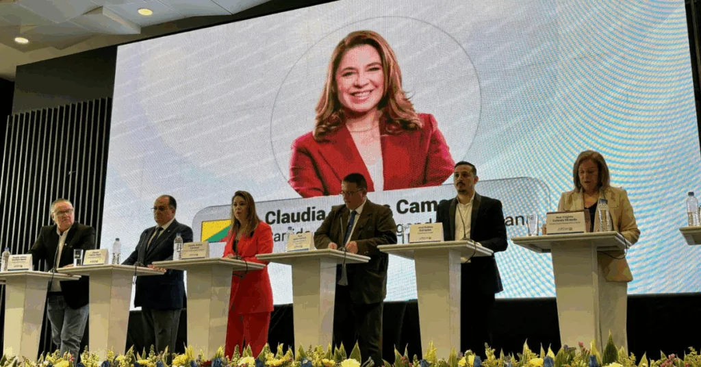 Claudia Dobles empieza a contar debates a los que no va Laura Fernández