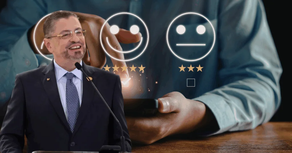 Rodrigo Chaves recibe apoyo inédito para un presidente antes de las elecciones, según CIEP-UCR