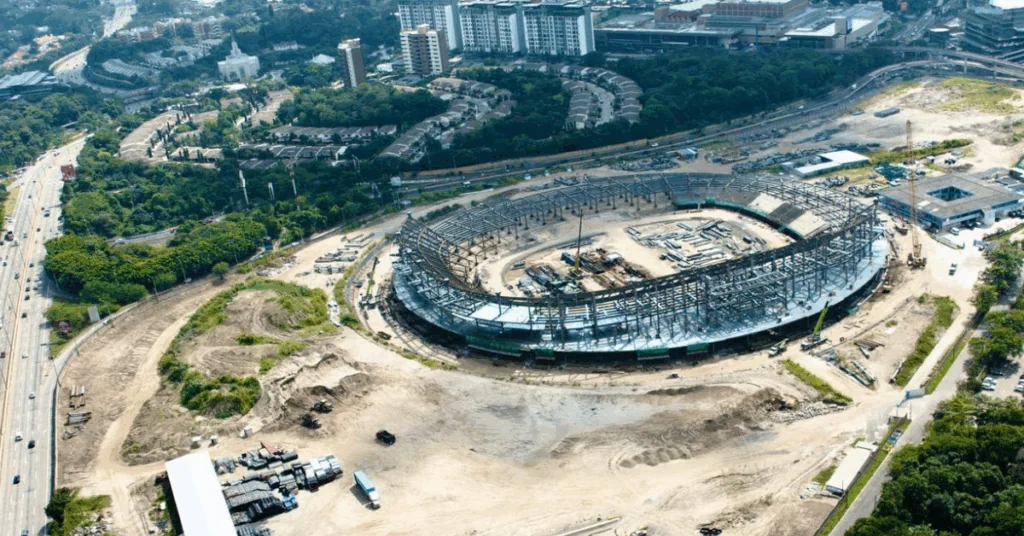 El Salvador avanza en la construcción del estadio más grande de Centroamérica