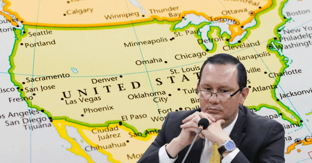 Celso Gamboa se despide de sus hijos antes de ser extraditado a los Estados Unidos